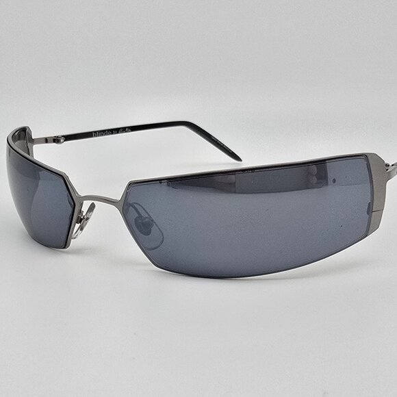Blinde by Richard Walker The Matrix Twins 4003 Silver Mirror Lens Sunglasses - Picture 1 of 16